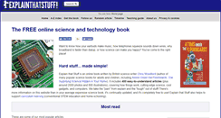 Desktop Screenshot of explainthatstuff.com